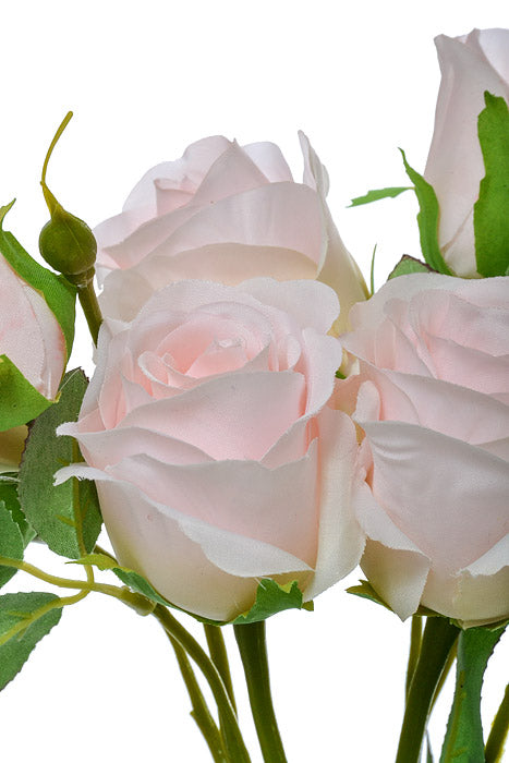 17.5" Rose Bouquet Blush