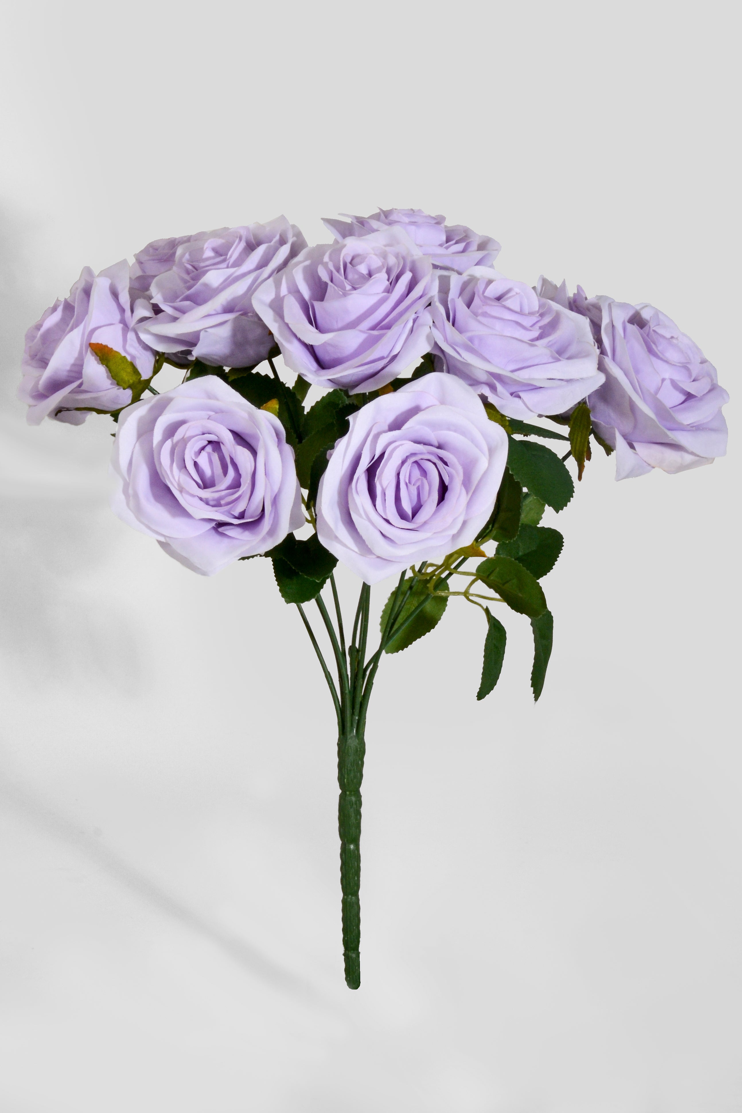 14" Silk Rose Bush Lavender Two-Tone