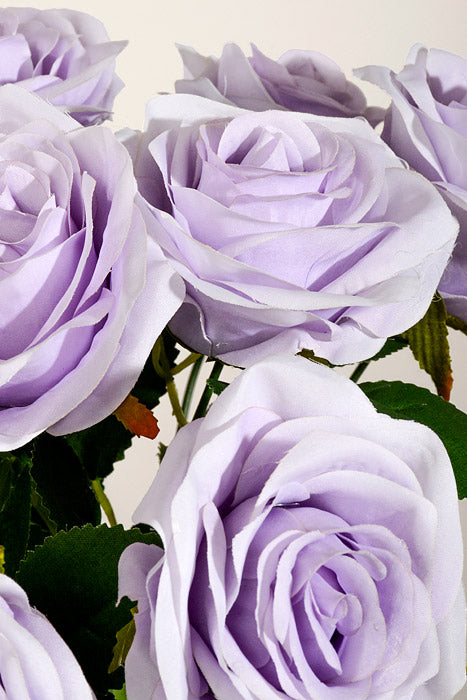 14" Silk Rose Bush Lavender Two-Tone