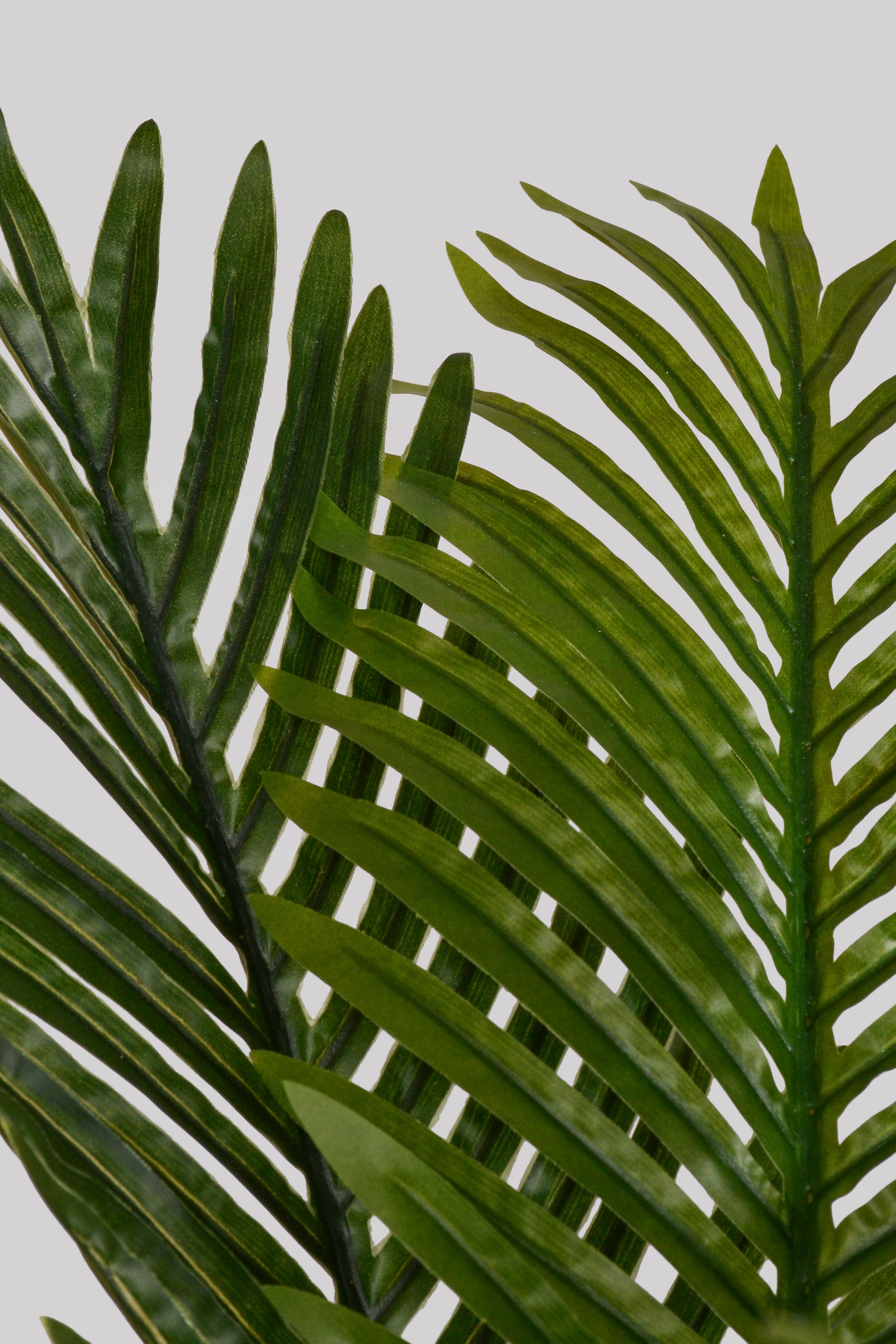 34" Artificial Areca Palm Tree In Plastic Pot Green
