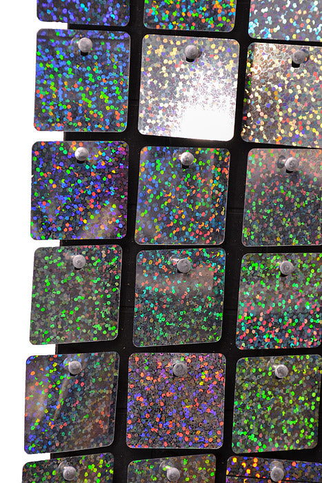 12" x 12" Foil Wall Mat Irid Silver