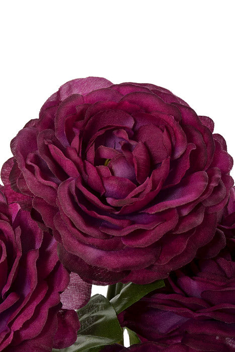 19" Silk Camellia Bush Boysenberry