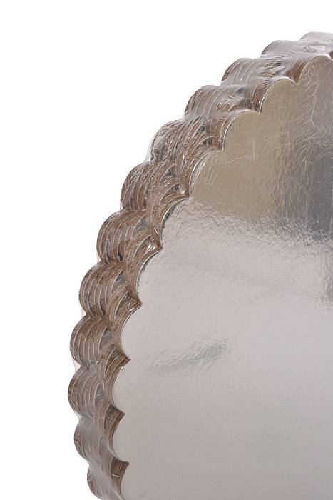 14" Foil Covered Cake Board Silver Pkg/10