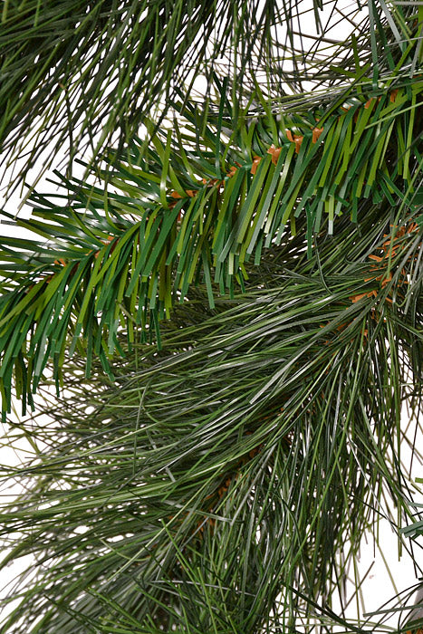 9 FT x 18" Long Needle Mix Garland Green