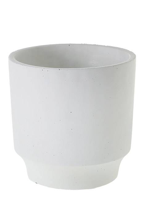 7" X 7" Glendale Pot White