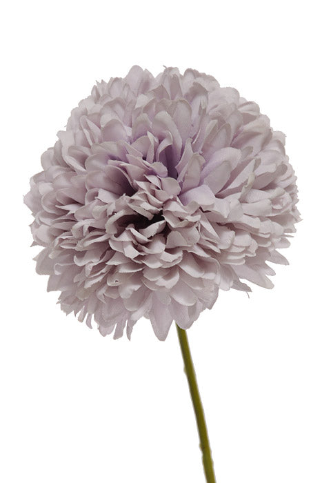 28.5" Silk Pompon Mum Spray Lavender