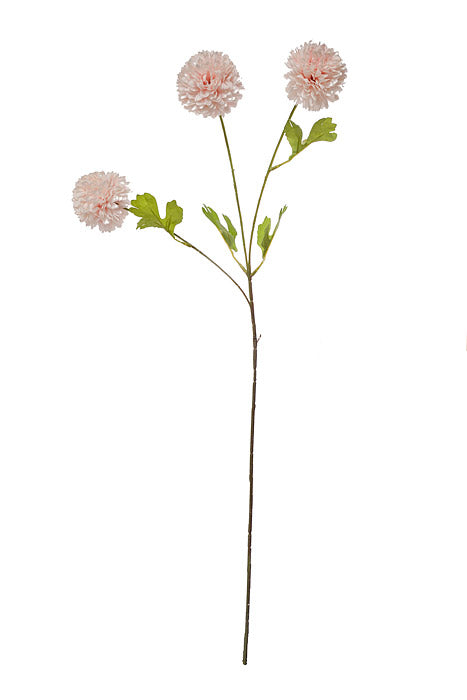 28.5" Silk Pompon Mum Spray Pink