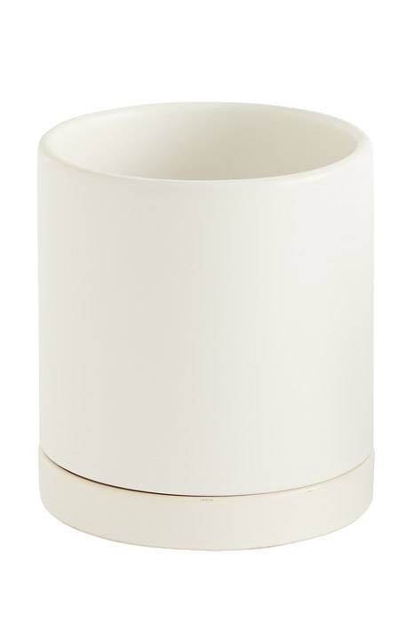 5" X 5.75" Romey Pot (White)