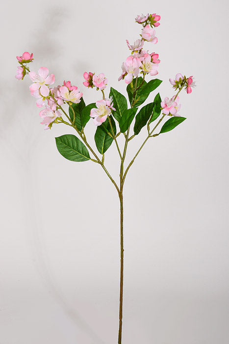 24" Silk Rose Myrtle Spray Pink