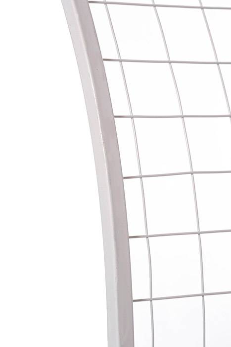 11" X 43" Metal Grid White