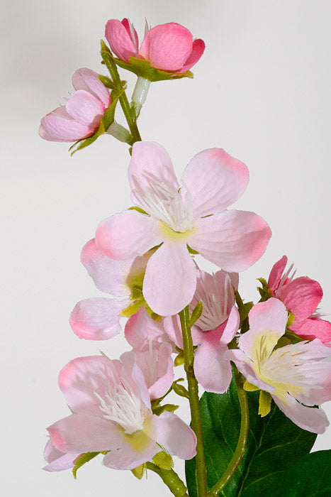 24" Silk Rose Myrtle Spray Pink