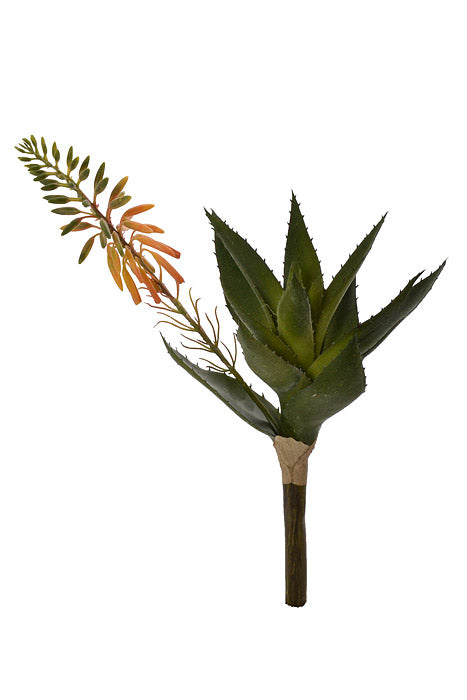 15" Blooming Agave Pick Orange/Green