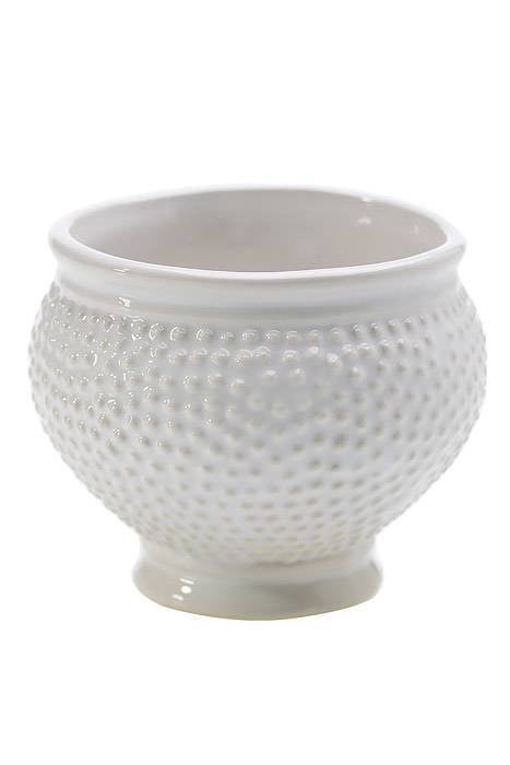 3.75" X 3" Spotti Pot White