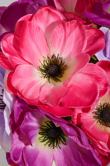 10" Anemone Bundle Orchid/Lavender