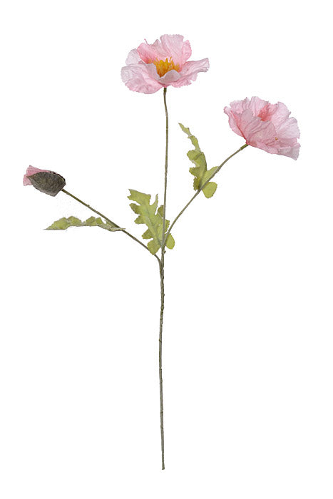 28.5" Poppy Spray Pink