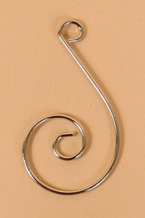 4cm "s" Wire Hoop Pkg/72