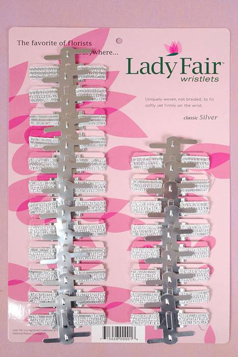 Lady Fair Silver Wristlets Pkg/20