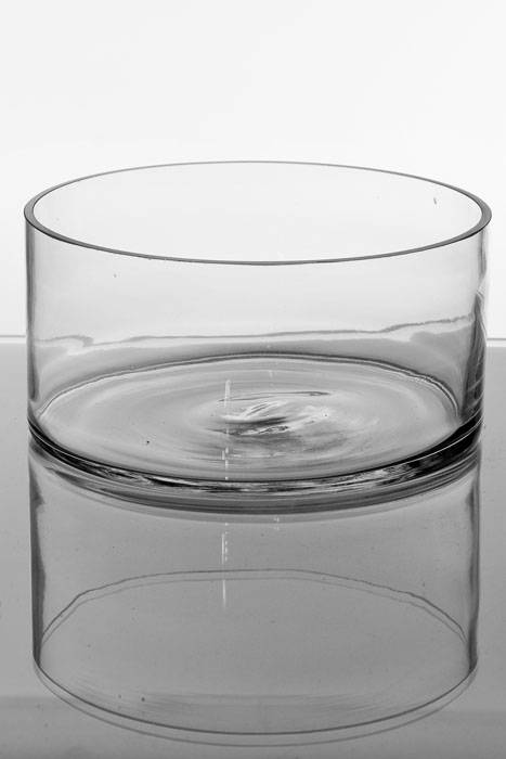 8" X 4" Cylinder Glass Vase Clear