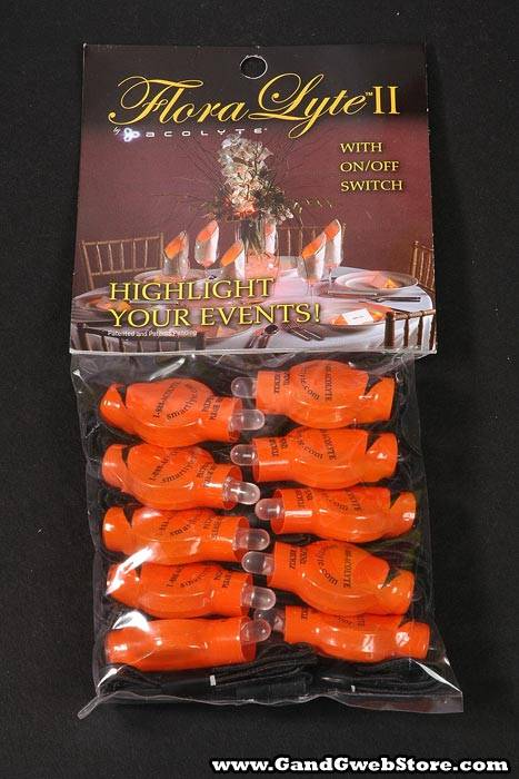 Floralyte Ii On/off Switch Orange Pkg/10