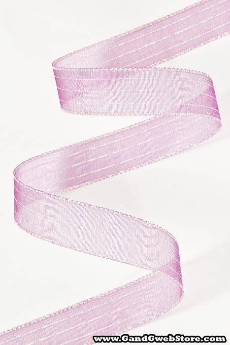 5/8" X 50yds Harmony Sheer Ribbon Rose