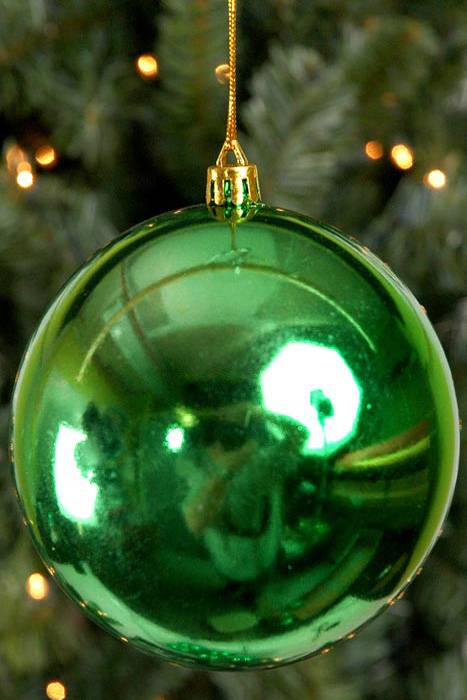 100mm Shiny Plastic Ball Hunter Green Box/6