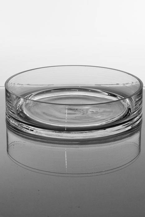 9" X 2" Cylinder Glass Vase Clear