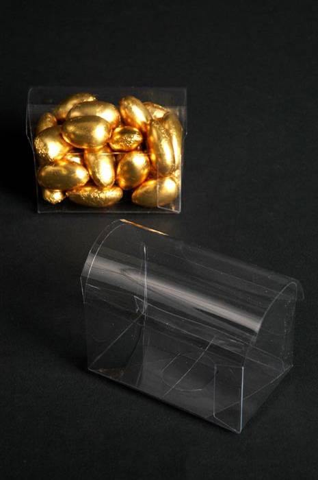 2.75" X 1.75" X 2" Pvc Trunk Box Clear Pkg/12