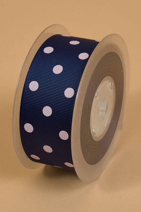 1-1/2" X 17yds Grosgrain Ribbon Navy/pearl Pink