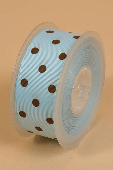 1-1/2" X 17yds Grosgrain Light Blue/turftan