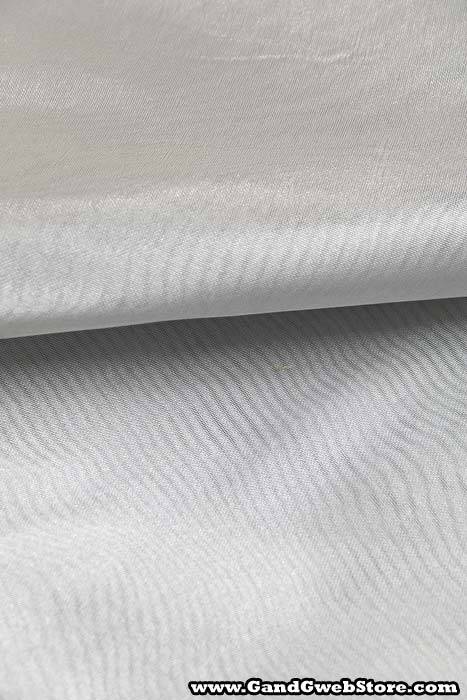 54" X 5yds Metallic Organza Fabric Silver