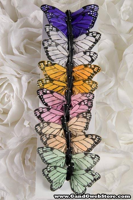 2" Butterfly Assorted Pkg/12