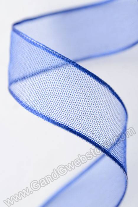5/8" X 25yds Encore Wired Ribbon Royal Blue