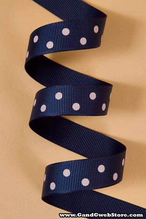5/8" X 17yds Grosgrain Navy