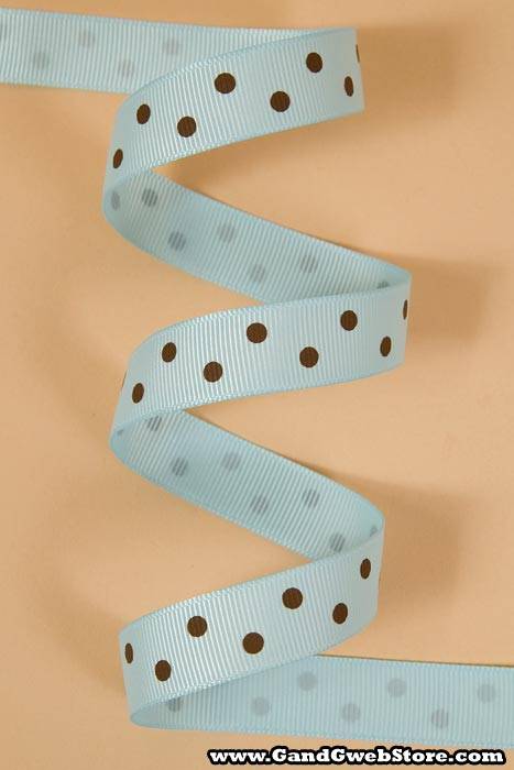 5/8" X 17yds Grosgrain Light Blue