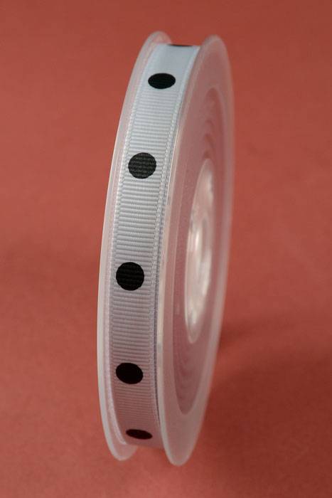 3/8" X 17yds Grosgrain Grey