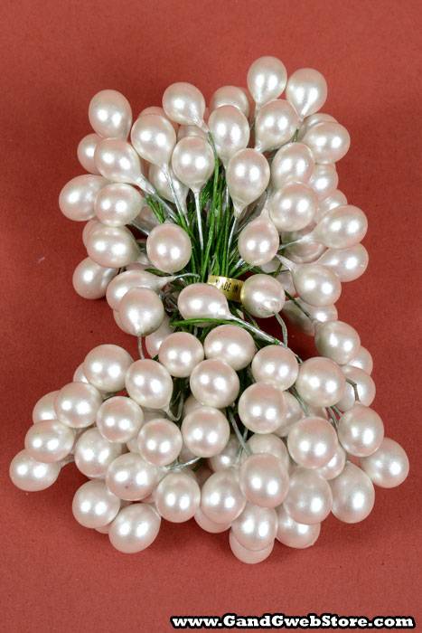 8mm Holly Berries Pearl Pkg/10 Bundles