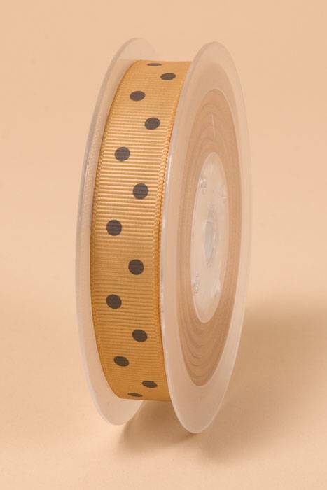5/8" X 17yds Grosgrain Old Gold