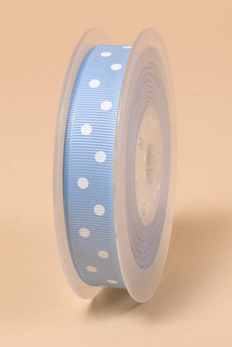 5/8" X 17yds Grosgrain Blue Mist