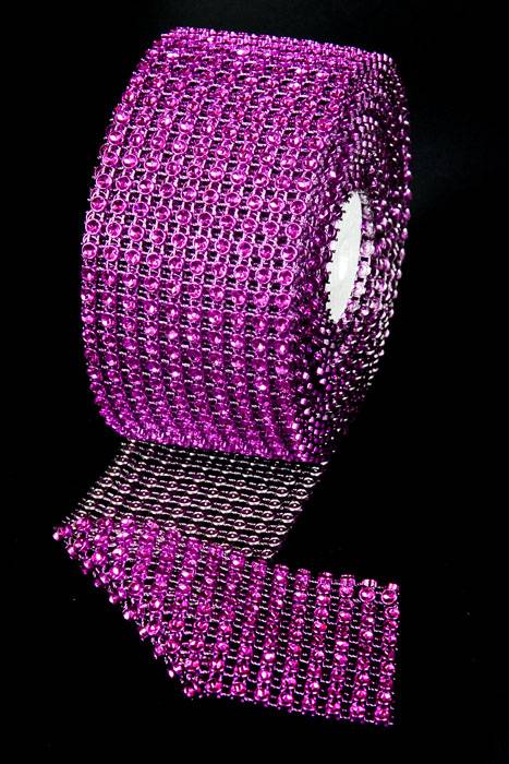 2.5" X 5yds Diamond Wrap Purple