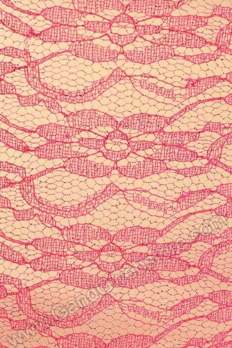 6" X 10yds Sparkle Lace Fuchsia