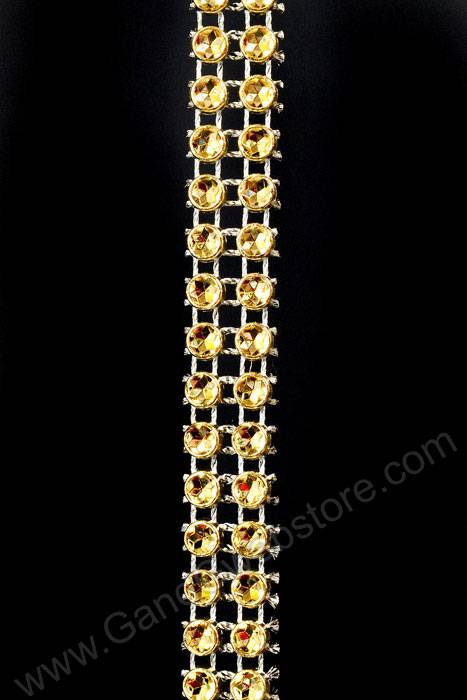 1/2" X 5yds Diamond Wrap Gold
