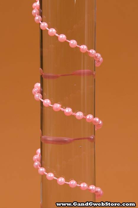 4mm X 24yds Mot Bead Garland Light Pink