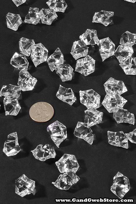 Large Acrylic Cube Clear Pkg/1lb