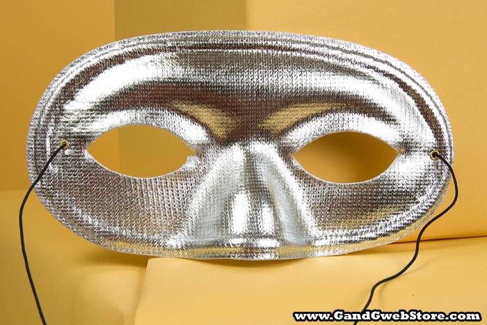 Pkg/12 Plain Mask Silver