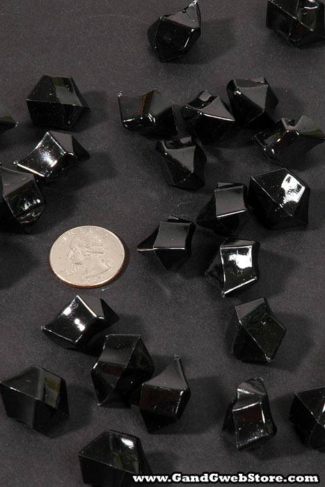 Large Acrylic Cube Black Pkg/1lb