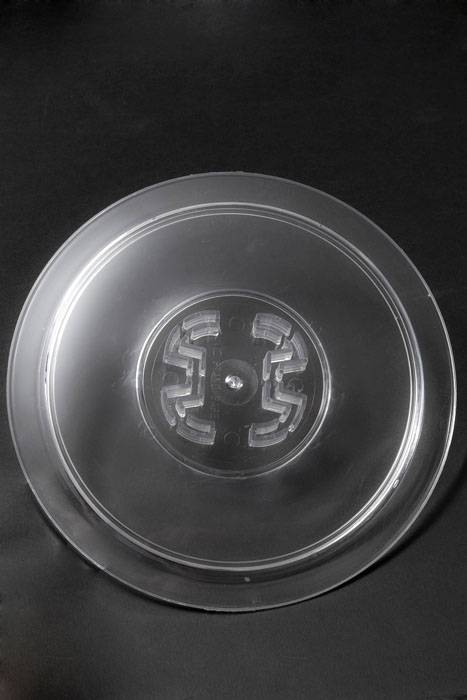 9.5" Base/top Dish Clear Pkg/12