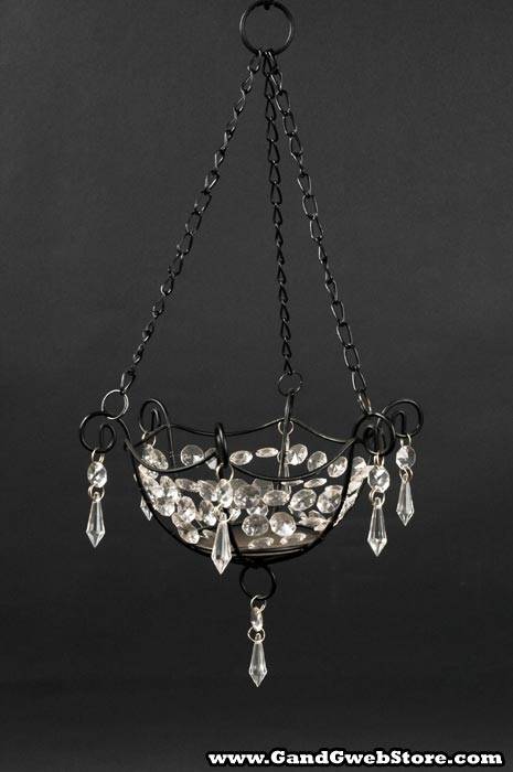 Hanging Votive Black