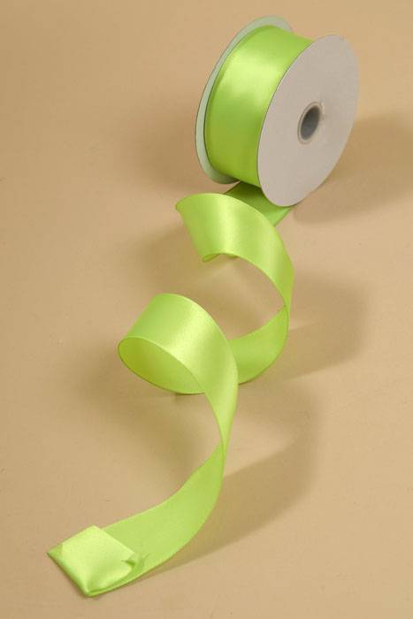 1-1/2" X 25yds Wired Contessa Ribbon Lemon Grass