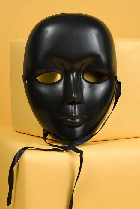 Whole Face Mask Black