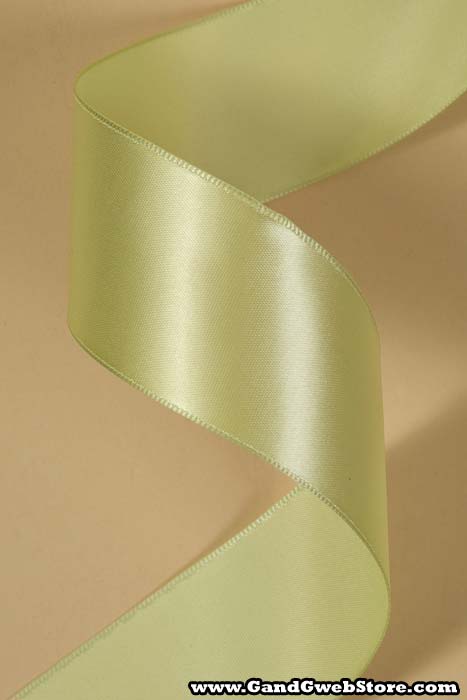 1-1/2" X 25yds Wired Contessa Ribbon Clean Green